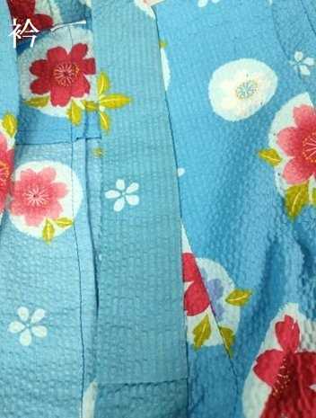 平和屋本店∴極上 夏物 子供 女の子 浴衣 花丸文 逸品 DZAB3222kh6