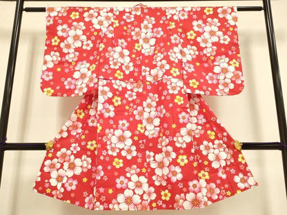 平和屋本店∴極上　夏物　子供　女の子　浴衣　舞桜　逸品　DZAB3227kh6