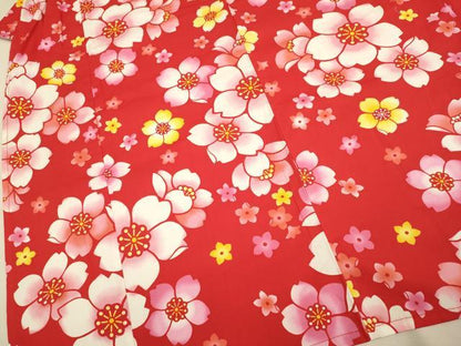 平和屋本店∴極上　夏物　子供　女の子　浴衣　舞桜　逸品　DZAB3227kh6