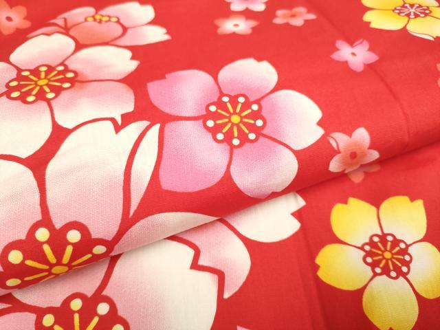 平和屋本店∴極上　夏物　子供　女の子　浴衣　舞桜　逸品　DZAB3227kh6