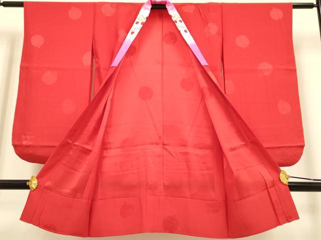 平和屋本店∵極上 女の子 十三参り 子供 祝着・襦袢(半衿刺繍)セット 駒刺繍 束ね熨斗 吉祥花松文 暈し染め 逸品 DZAB3232kh6