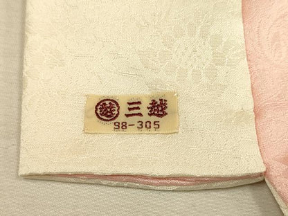 平和屋本店[]極上　創業460年・千總 七五三 女の子 7歳 祝着・襦袢(半衿刺繍)・袋帯(川島織物)・被布セット　三越扱い　逸品　DZAB3252kh6
