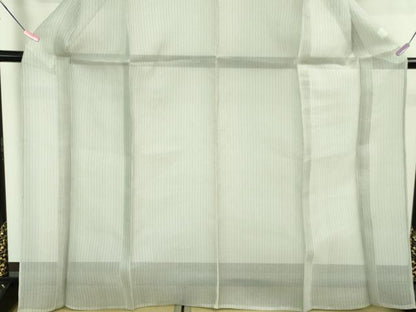 平和屋着物＊極上 夏物 紗紬 縞 逸品 未使用 DZAB3262kh6