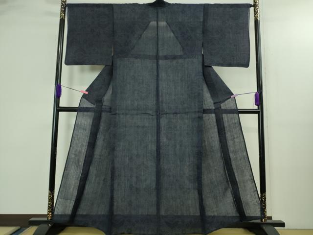 平和屋本店＊極上　夏物　重要無形文化財　本場宮古上布　苧麻　松竹梅　逸品　DZAB3264kh6