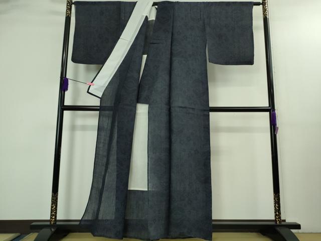 平和屋本店＊極上　夏物　重要無形文化財　本場宮古上布　苧麻　松竹梅　逸品　DZAB3264kh6