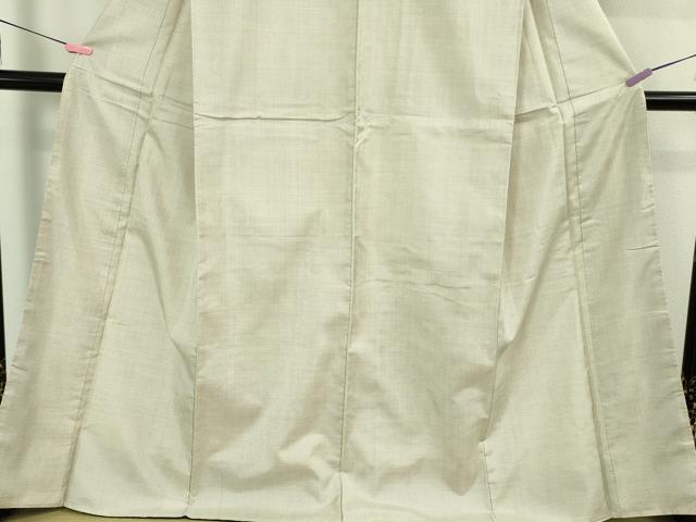 平和屋本店●極上 本場大島紬 白大島 一元絣 逸品 DZAB3267kh6