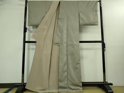 平和屋本店●極上 工芸染織 宮下 西陣 彩趣御召 たとう紙・反端付き 逸品 DZAB3275kh6