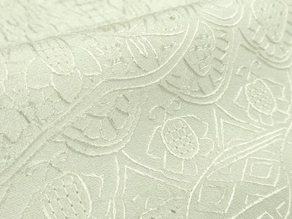 平和屋本店●極上　中国三大刺繍　スワトウ刺繍　汕頭刺繍　総刺繍　訪問着　名物裂花文　象牙色地　逸品　DZAB3279kh6