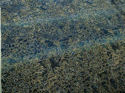 平和屋本店●極上　中国三大刺繍　スワトウ刺繍　汕頭刺繍　総刺繍　訪問着　動物　草花文　暈し染め　金糸　金通し地　逸品　DZAB3286kh6