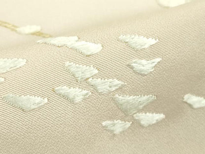 平和屋本店●極上　訪問着　総手刺繍　枝垂れ桜　暈し染め　金銀糸　逸品　未使用　DZAB3299kh6