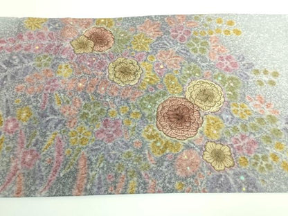 平和屋着物●極上　太鼓柄袋帯　辻が花　金糸　逸品　DZAB3319kh6
