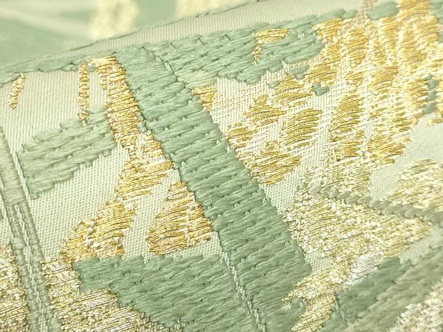 平和屋着物●極上　皇室・伊勢神宮御用　御御帯　山口美術織物　山口弘躬　六通柄袋帯　唐織 天恵豊穣文 金銀糸 証紙付き 逸品 DZAB3326kh6