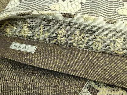 平和屋着物●極上　全通柄袋帯　金華山名物百選　金糸　逸品　DZAB3331kh6