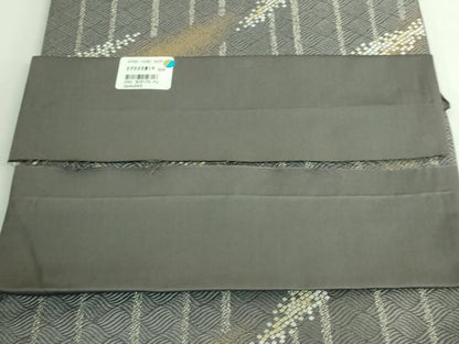 平和屋着物●極上　西陣の名門　加納幸謹製　六通柄袋帯　霞文　金銀糸　証紙・反端付き　逸品　DZAB3333kh6