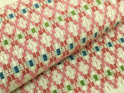 平和屋着物●極上　九寸開き名古屋帯　花織　紬地　逸品　DZAB3357kh6