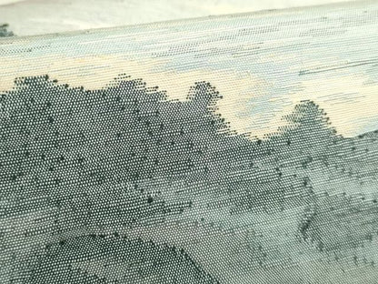 平和屋着物●極上　絲藝苑　上島洋山　両面　太鼓柄袋帯　風景文　逸品　DZAB3366kh6