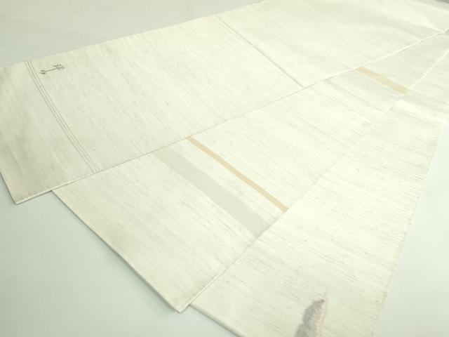 平和屋着物●極上　絲藝苑　上島洋山　両面　太鼓柄袋帯　風景文　逸品　DZAB3366kh6