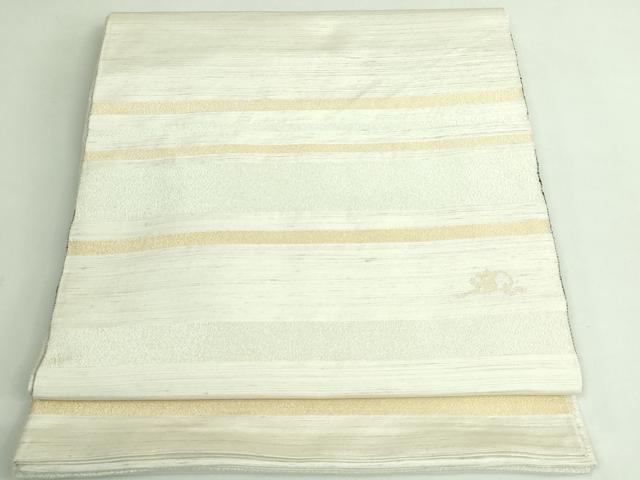 平和屋着物●極上　絲藝苑　上島洋山　両面　太鼓柄袋帯　風景文　逸品　DZAB3366kh6
