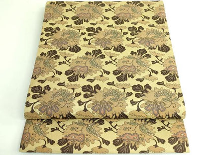 平和屋着物●極上　しょうざん謹製　六通柄袋帯　紗重織　菊花文　逸品　DZAB3368kh6