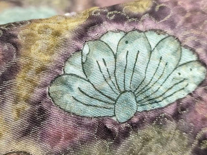 平和屋着物●極上　太鼓柄袋帯　辻が花　絞り　金通し地　逸品　DZAB3372kh6