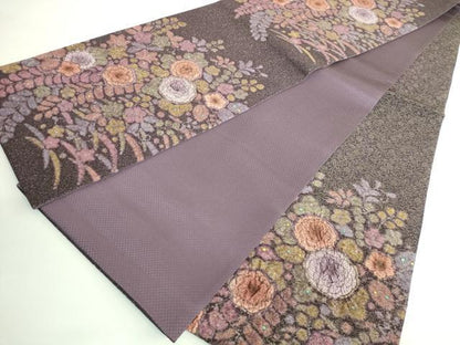 平和屋着物●極上　太鼓柄袋帯　辻が花　絞り　金通し地　逸品　DZAB3372kh6