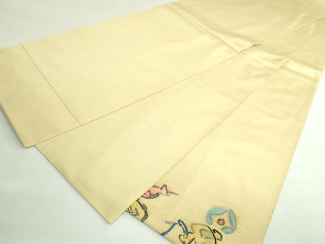 平和屋着物●極上　太鼓柄袋帯　すくい織　七福神　逸品　DZAB3374kh6
