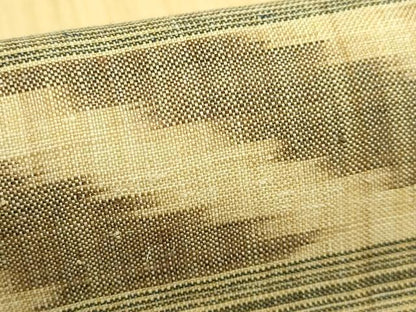 平和屋本店＊極上　夏物　芭蕉布　手積み芭蕉糸100％　九寸名古屋帯　証紙付き　逸品　DZAB3378kh6