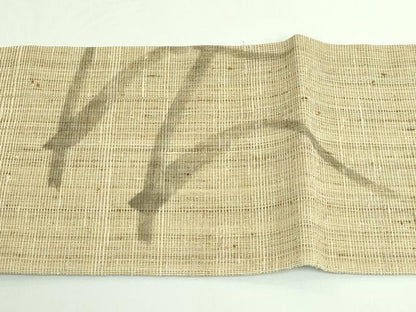 平和屋着物＊極上 夏物 九寸名古屋帯 作家物 手描き ヒヨコ 自然布 逸品 DZAB3384kh6