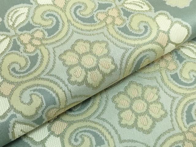 平和屋本店●最高級　人間国宝　北村武資　経錦　六通柄袋帯　正倉院花紋　金糸　共箱付き　逸品　DZAB3396kh6