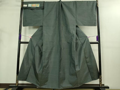 平和屋着物●極上　男性　本場大島紬　アンサンブル　キングサイズ　長羽織　宮脇兼太郎作　証紙付き　逸品　未使用　DZAB3408kh6