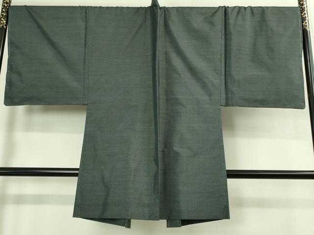平和屋着物●極上　男性　本場大島紬　アンサンブル　キングサイズ　長羽織　宮脇兼太郎作　証紙付き　逸品　未使用　DZAB3408kh6