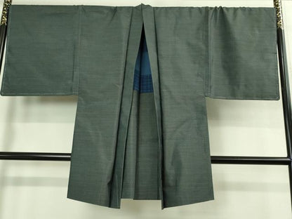 平和屋着物●極上　男性　本場大島紬　アンサンブル　キングサイズ　長羽織　宮脇兼太郎作　証紙付き　逸品　未使用　DZAB3408kh6