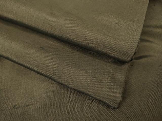 平和屋着物●極上　男性　紬　アンサンブル　色無地　赤墨色　逸品　DZAB3409kh6