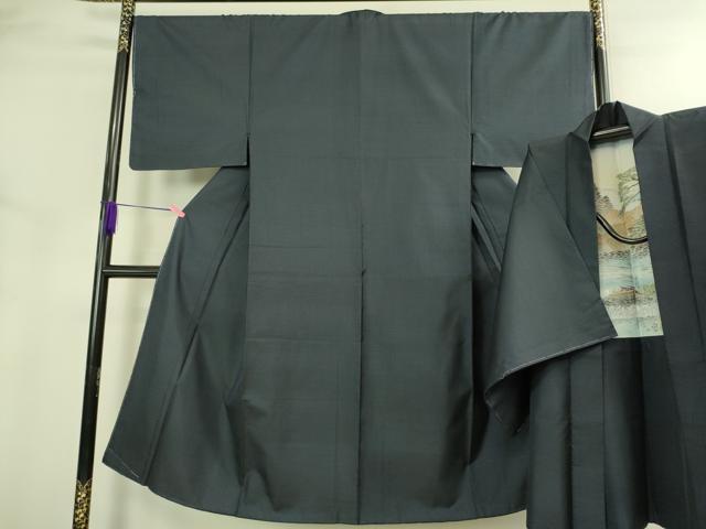 平和屋着物●極上　男性　本場大島紬　アンサンブル　120亀甲　総詰め　逸品　未使用　DZAB3411kh6