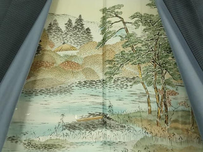 平和屋着物●極上　男性　本場大島紬　アンサンブル　120亀甲　総詰め　逸品　未使用　DZAB3411kh6