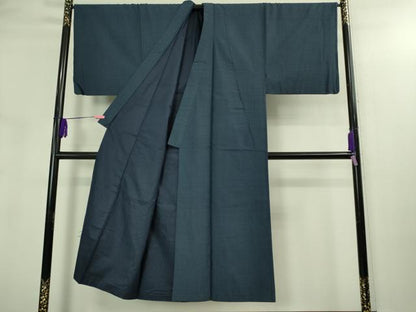 平和屋着物●極上 男性 紬 アンサンブル キングサイズ 長羽織 逸品 DZAB3416kh6