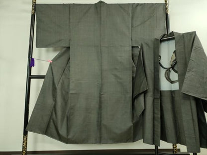 平和屋着物●極上　男性　本場大島紬　アンサンブル　100亀甲　総詰め　逸品　未使用　DZAB3417kh6　