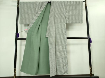 平和屋本店●希少　男性　本場与那国花織　草木染　手織　玉城悦子作　証紙付き　逸品　DZAB3441kh6