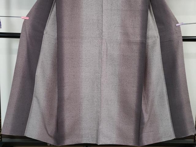 平和屋本店●極上 染織の名門 しょうざん 生紬 間道 証紙付き 逸品 DZAB3445kh6