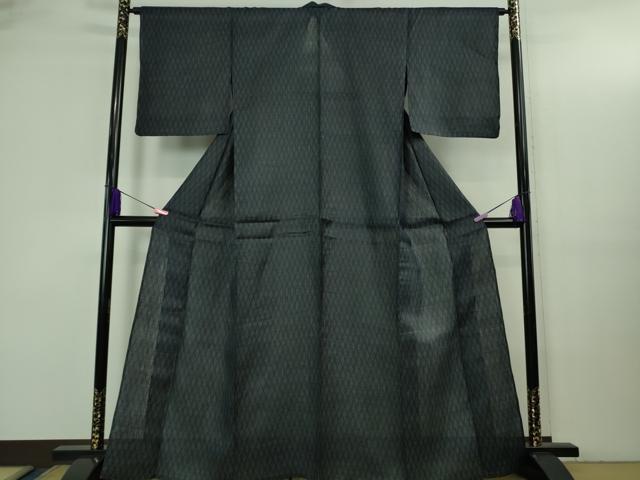 平和屋本店＊極上　夏物　重要無形文化財　本場宮古上布　網目文　苧麻　逸品　DZAB3456kh6