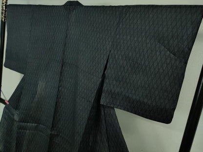 平和屋本店＊極上　夏物　重要無形文化財　本場宮古上布　網目文　苧麻　逸品　DZAB3456kh6
