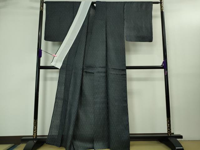 平和屋本店＊極上　夏物　重要無形文化財　本場宮古上布　網目文　苧麻　逸品　DZAB3456kh6