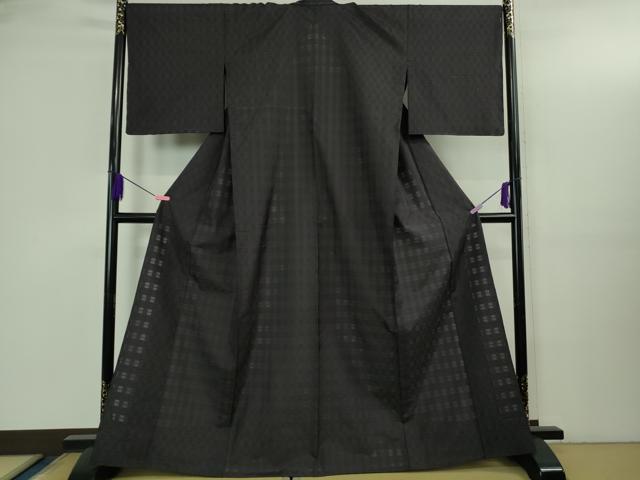 平和屋本店＊希少 沖縄県最高級織物 夏物 首里花倉織 首里織 花織 絽織 紗織 南風原花絽織 黒地 大城永光織物 証紙 逸品 未使用DZAB3460kh6