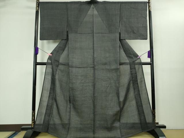 平和屋本店＊極上　夏物　石川県指定無形文化財　能登上布　本麻手織上布　80亀甲　総詰め　逸品　未使用　DZAB3463kh6