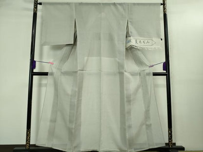 平和屋着物＊極上 夏物 夏ちぢみ 紬 反端付き 逸品 DZAB3469kh6