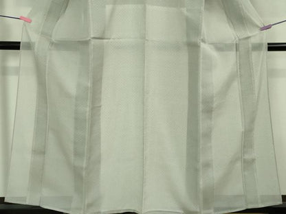 平和屋着物＊極上 夏物 夏ちぢみ 紬 反端付き 逸品 DZAB3469kh6
