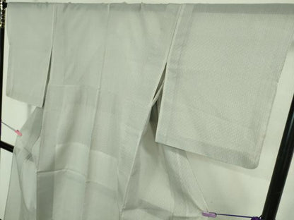 平和屋着物＊極上 夏物 夏ちぢみ 紬 反端付き 逸品 DZAB3469kh6