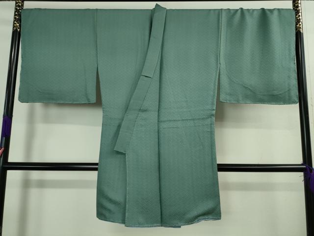 平和屋本店●極上　男性　半着(枯野色・錆浅葱色)・陣羽織・金襴袴セット　逸品　未使用　DZAB3475kh6