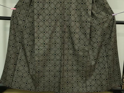 平和屋着物●希少 本場大島紬 龍郷絣 逸品 DZAB3490kh6