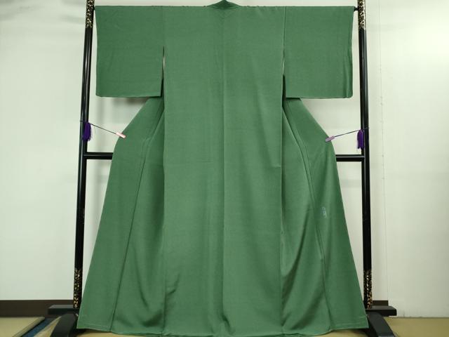 平和屋着物●極上　重要無形文化財　人間国宝　中村勇二郎　江戸小紋　古代菊　逸品　未使用　DZAB3498kh6